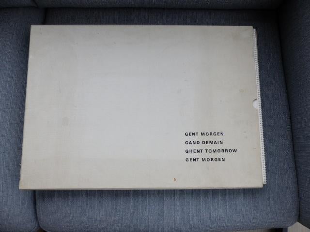 Gand Jaarbeurs 1971, farde « Gand demain »., Livres, Art & Culture | Photographie & Design, Enlèvement ou Envoi, Utilisé, Technique