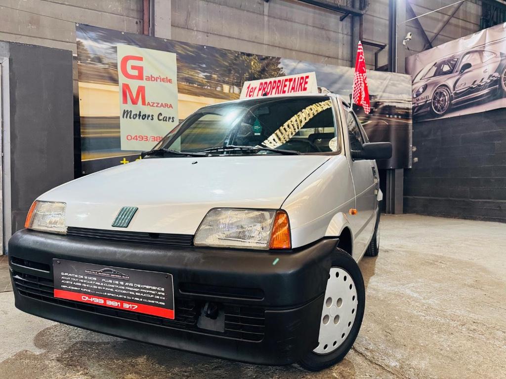 FIAT Cinquecento - 900cc - Ancetre - GARANTIE, Auto's, Fiat, Bedrijf, Te koop, Cinquecento, ABS, Boordcomputer, Elektrische ramen