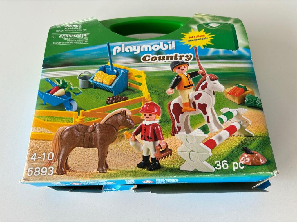 Playmobil Country (5893) Draagtas voor ponyboerderij, Kinderen en Baby's, Ophalen, Zo goed als nieuw, Complete set