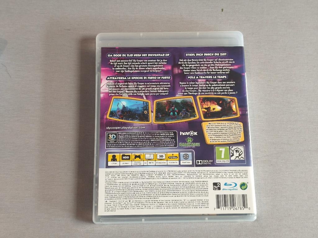 Sly Cooper Thieves in Time – PS3 – Compleet (CIB), 1 joueur, Enlèvement ou Envoi, Utilisé, Plateforme