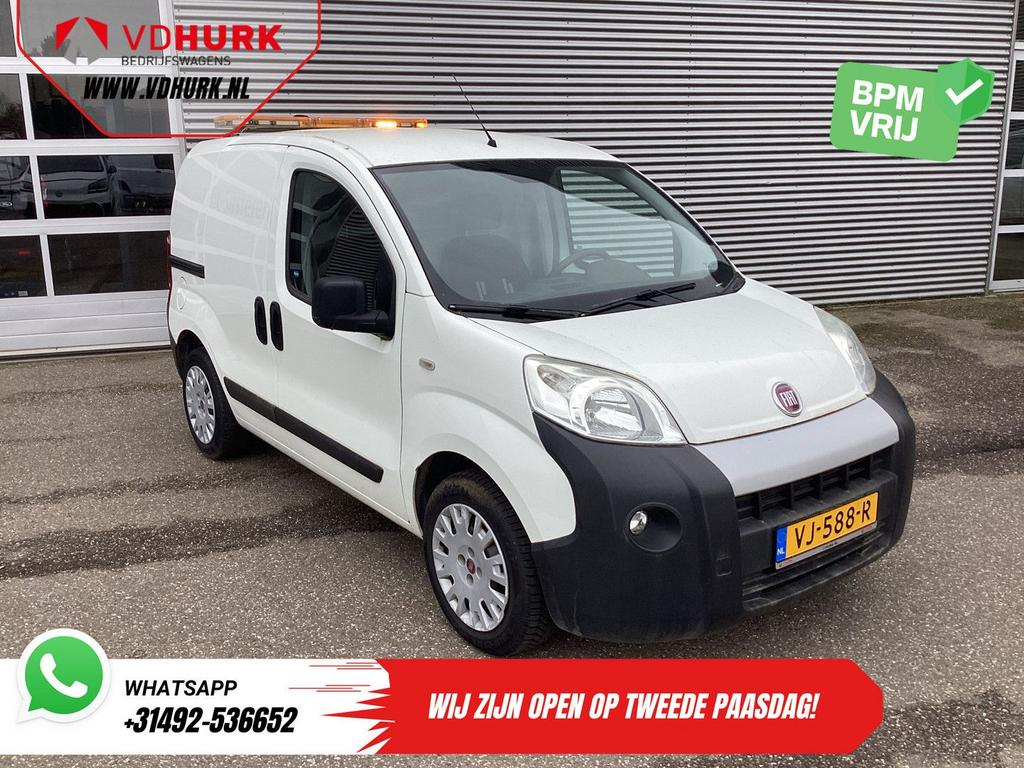 Fiat Fiorino 1.3 MJ 75 pk EXPORT APK 09-2026/ Airco/ Trekhaa, Auto's, Bestelwagens en Lichte vracht, Bedrijf, 113 g/km, Onderhoudsboekje