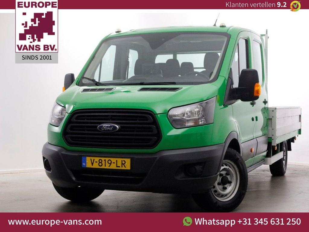 Ford Transit 350 2.0 TDCI 130pk E6 RWD D.C. Open Laadbak Tre, Auto's, Bedrijf, Ford, Onderhoudsboekje, Te koop