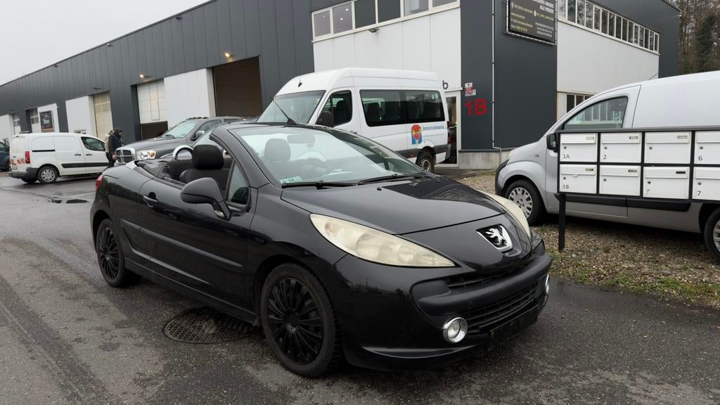 Peugeot 207 Cabriolet 1.6 hdi (0492440514), Stof, 4 cilinders, Cabriolet, Zwart
