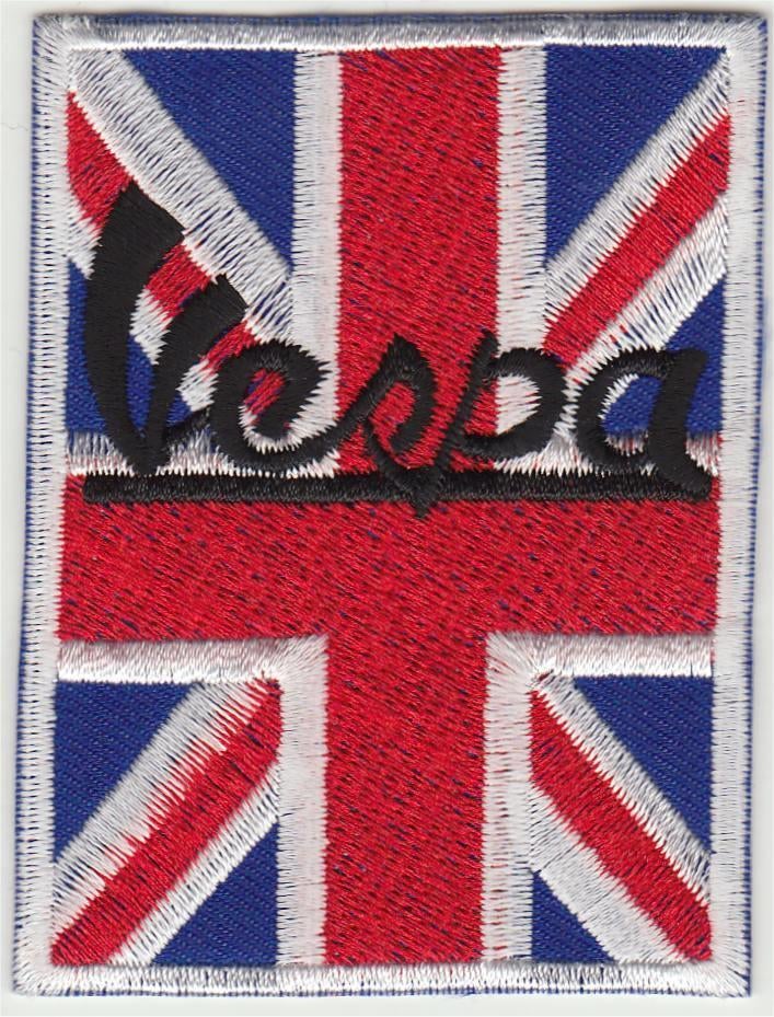 Vespa Union Jack stoffen opstrijk patch embleem #11, Envoi, Neuf