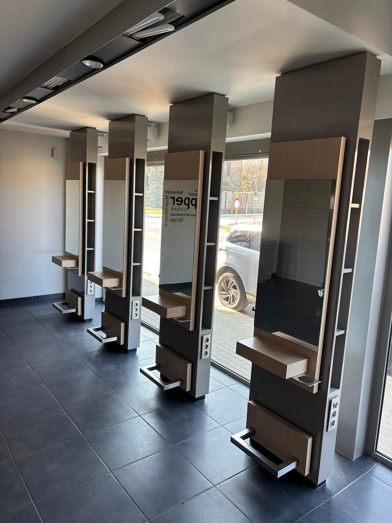 Kapperszaak spiegels, Huis en Inrichting, Ophalen