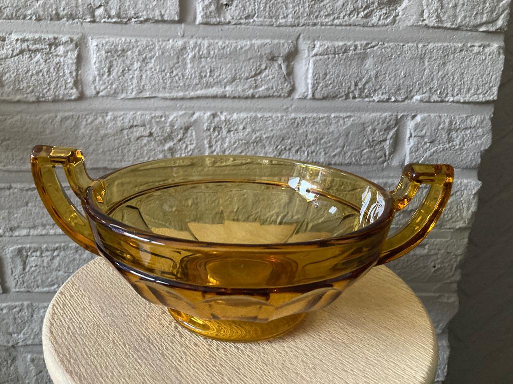 Art Deco schaal van Val Saint Lambert,, Enlèvement ou Envoi