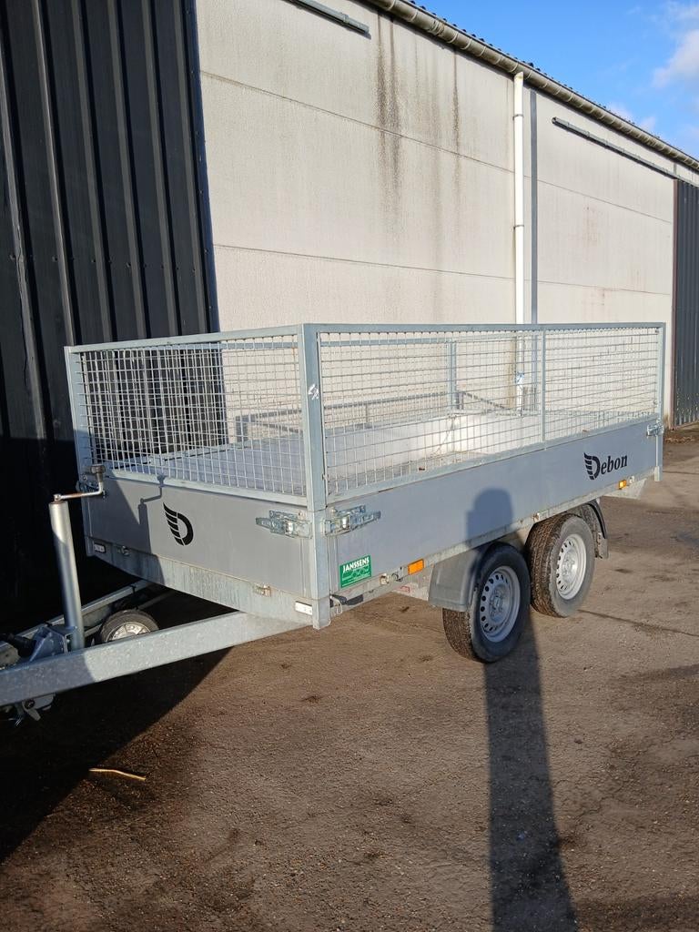 Electrische Kipper Debon Cheval geremd zo goed als nieuw!!, Auto diversen, Aanhangers en Bagagewagens, Ophalen, Zo goed als nieuw