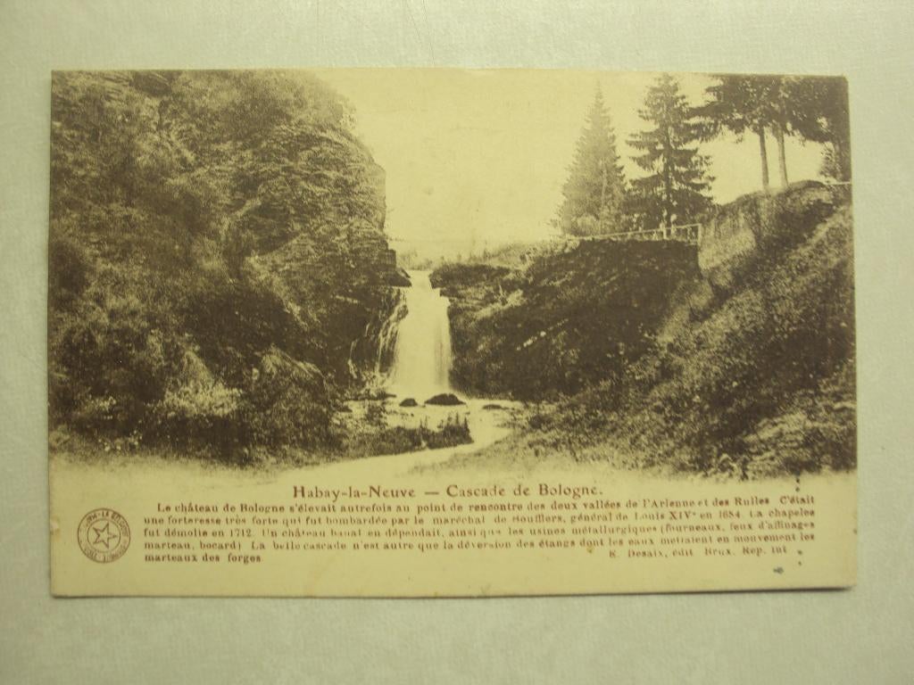 55440 - HABAY-LA-NEUVE - CASCADE DE BOLOGNE - ZIE 2 FOTO'S, Envoi