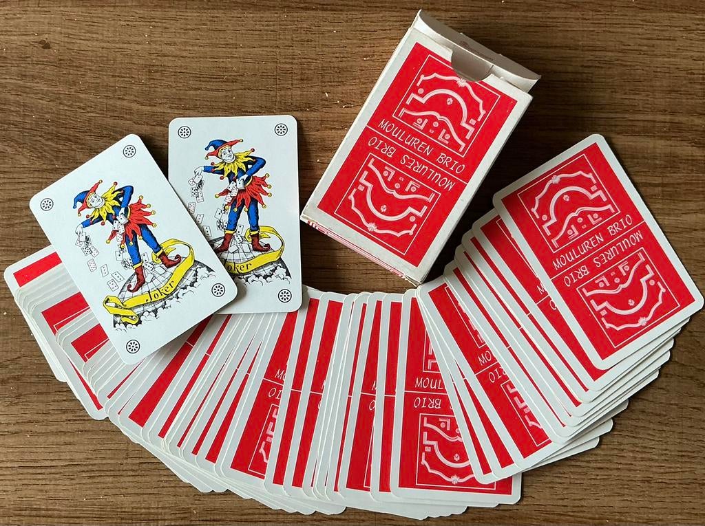 Kaartspel MOULUREN BRIO, Ophalen of Verzenden, Zo goed als nieuw, Speelkaart(en)