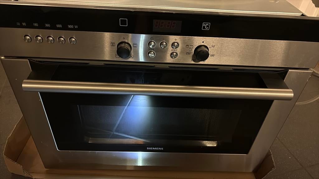 Siemens combi oven/microgolf-HB84K.50N, Gebruikt, Oven, Inbouw, Ophalen