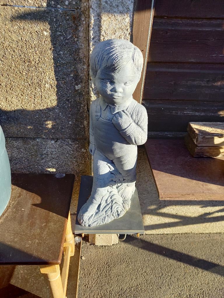 Mooi tuinbeeld NIEUW hoogte 50 cm., Tuin en Terras, Ophalen, Nieuw, Mensenbeeld