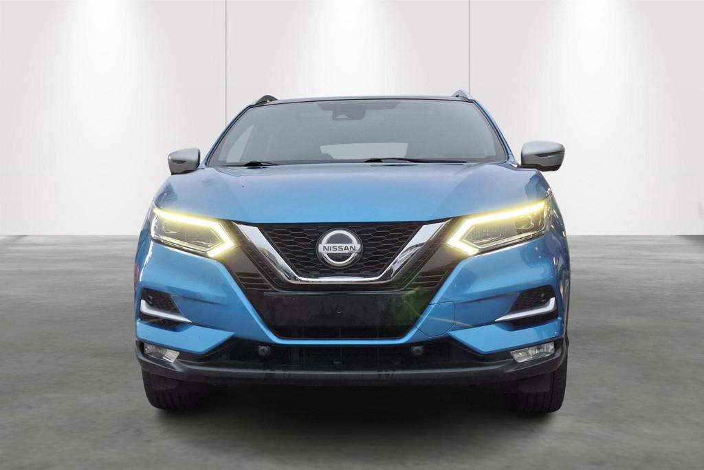 Nissan Qashqai DIG-T 160 EVAPO DCT Tekna+, Auto's, Stof, Gebruikt, 4 cilinders, Blauw