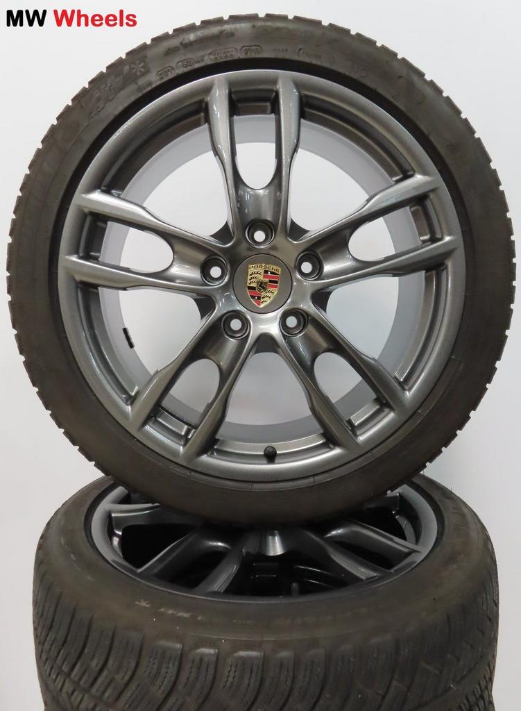 Porsche 19 inch velgen Boxster 981 en Cayman winterbanden, Auto-onderdelen, Banden en Velgen, 19 inch, Gebruikt, -, -