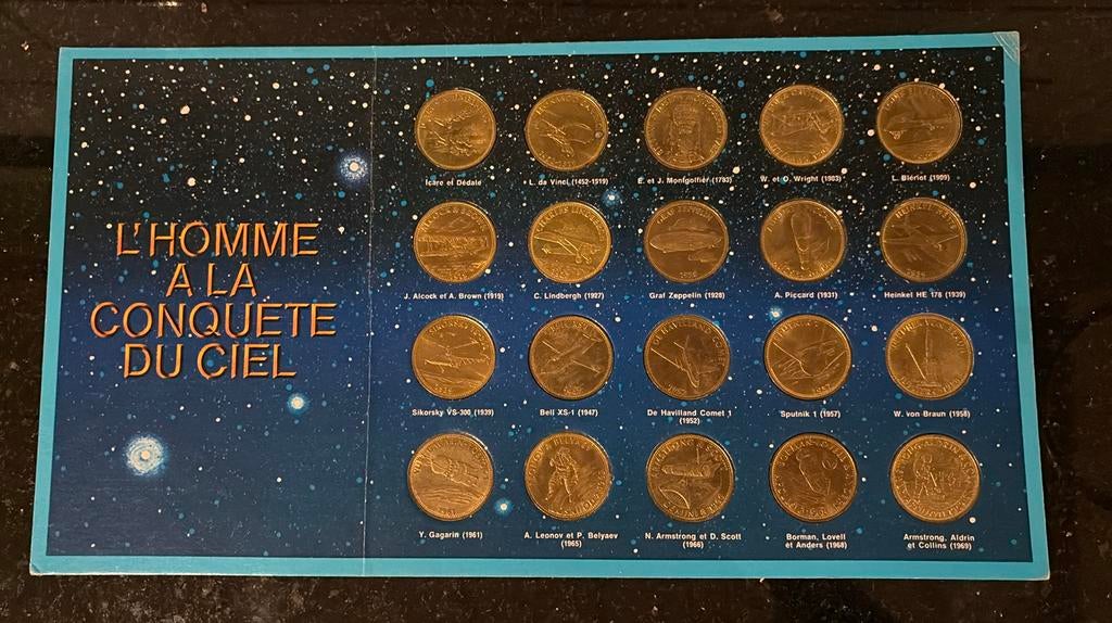 Médailles  Avec présentoir d’origine, Enlèvement ou Envoi, Autres types, Autres types