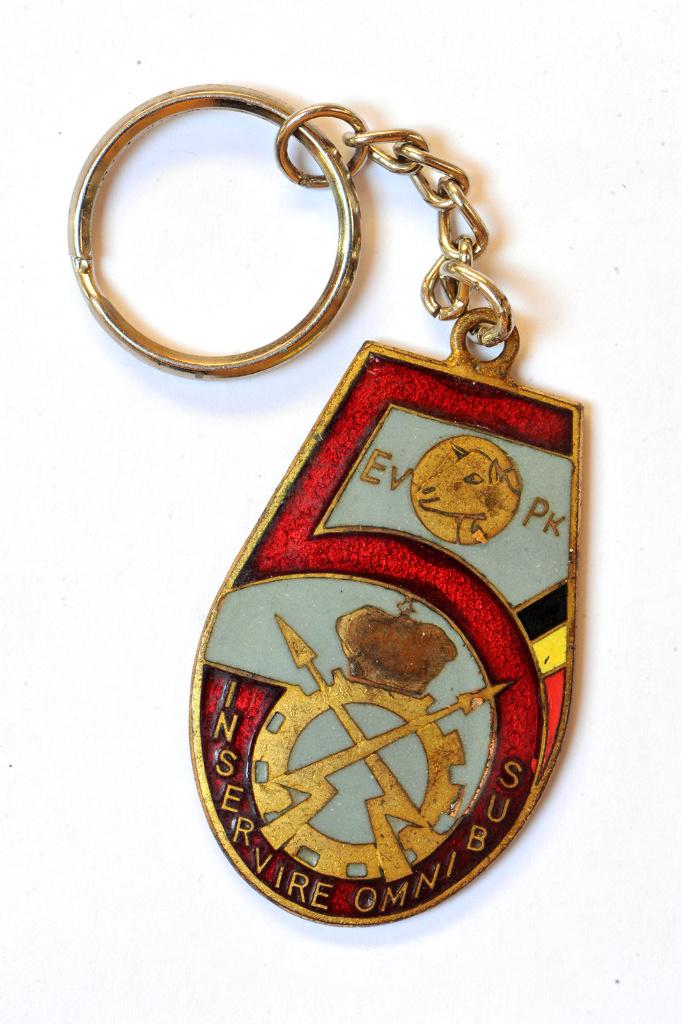 5 Parc d'Evacuation (Ordonnance) - Breloque (2), Envoi, Armée de terre, Emblème ou Badge