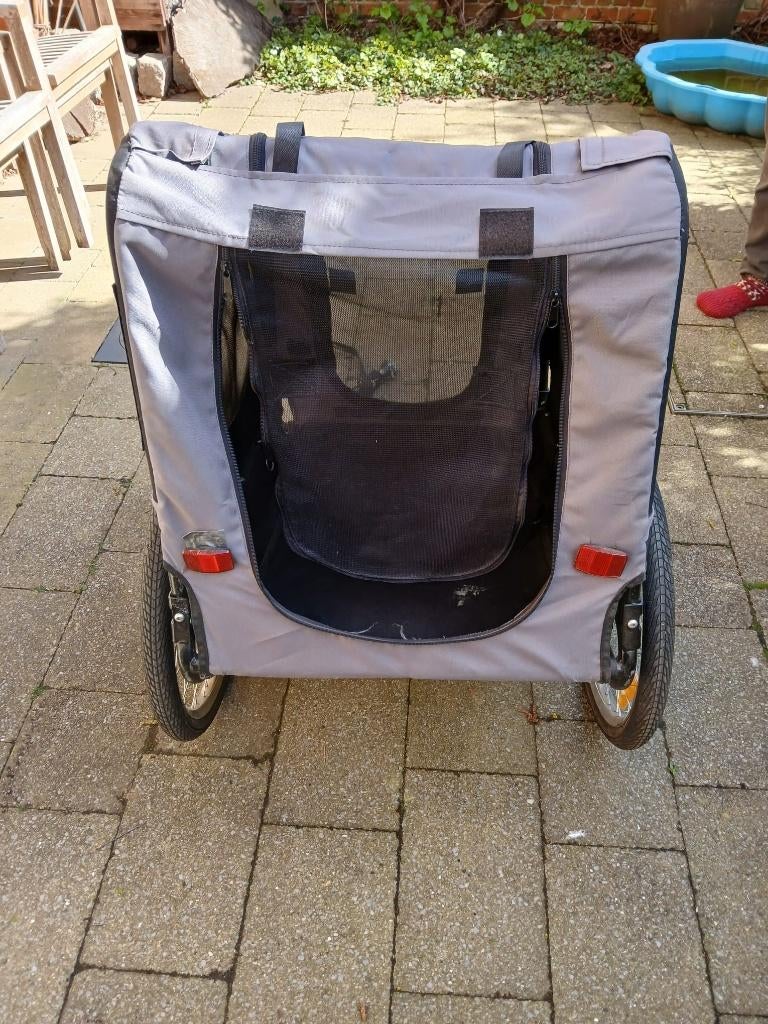 Hondenfietskar voor grote hond, grijs, Dieren en Toebehoren, Ophalen, Gebruikt