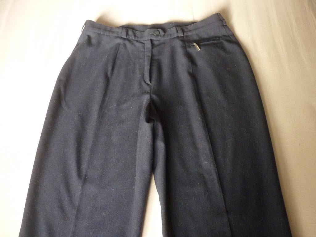 Polyester-Viscose Geklede Pantalon Zerres, Maat 38/40 (M), Blauw, Ophalen of Verzenden, Zo goed als nieuw