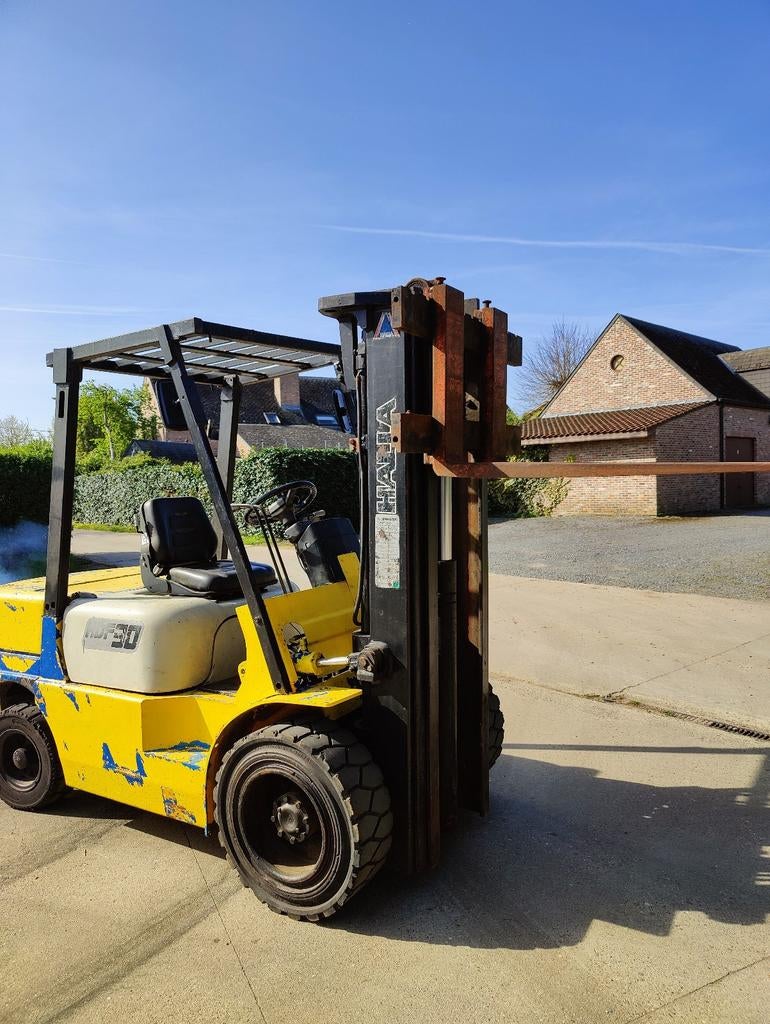 Heftruck vorklift diesel 4.5 meter, Ophalen