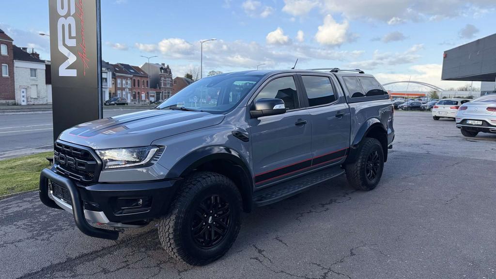 Ford Ranger Raptor PERFORMANCE 2.0D 4WD HARDTOP * TVAC * AUT, Autos, Ford, Argent ou Gris, Achat, Entreprise, Alcantara