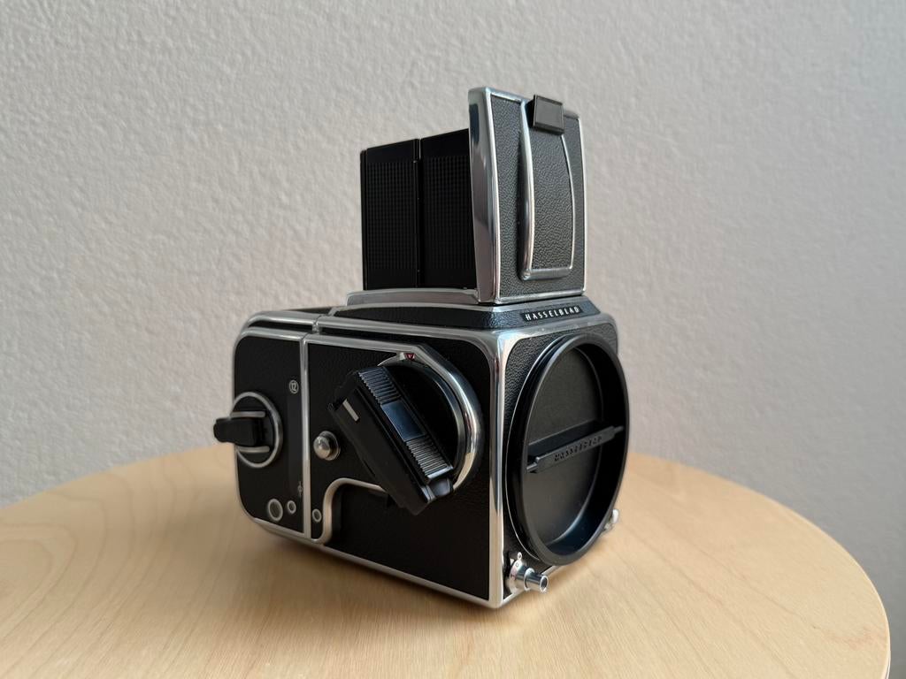 Hasselblad 500CM + A12 6x6 Film Back Magazine + Acute Matte, Ophalen of Verzenden, Zo goed als nieuw