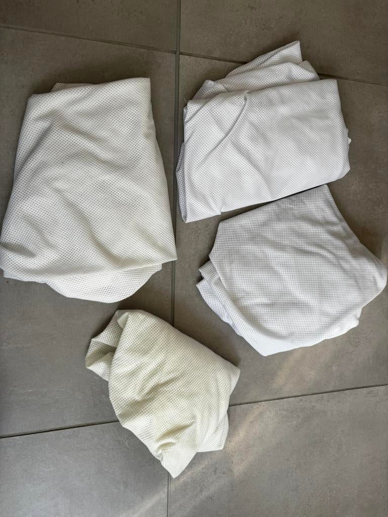 Aerosleep hoeslakens 4 stuks, Kinderen en Baby's, Kinderkamer | Beddengoed, Ophalen, Gebruikt, Jongetje of Meisje, Wit