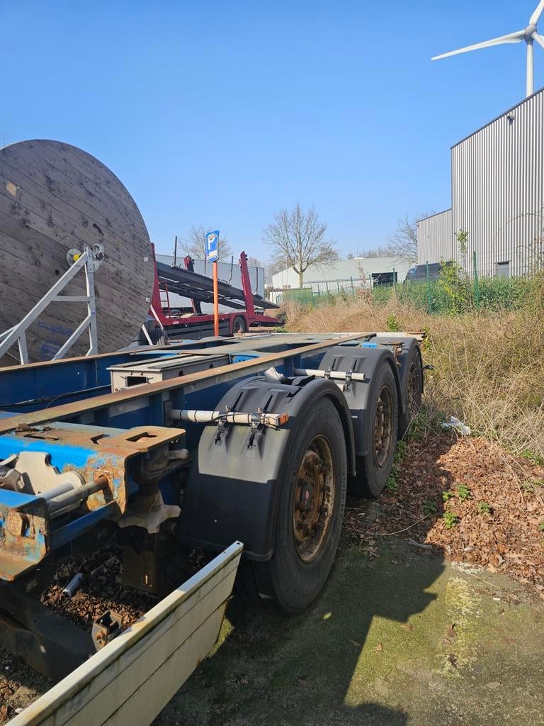 Container shasis Schmitz 45hc kan opzetten, Auto diversen, Aanhangers en Bagagewagens, Ophalen of Verzenden