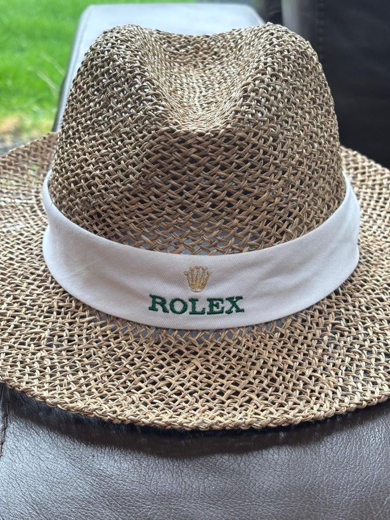 Chapeau Panama Rolex – Authentique & Neuf, Neuf, Rolex, Enlèvement, Chapeau