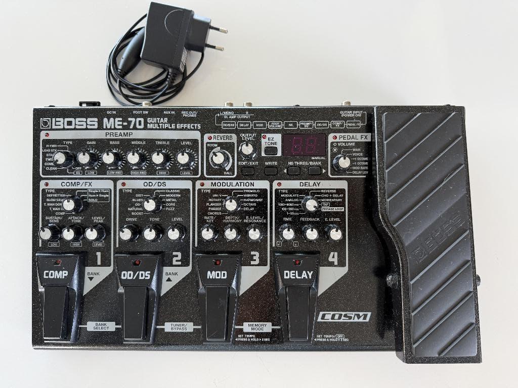 Boss ME‑70 Multi‑Effects Pedaal, Muziek en Instrumenten, Effecten, Zo goed als nieuw, Multi-effect, Ophalen