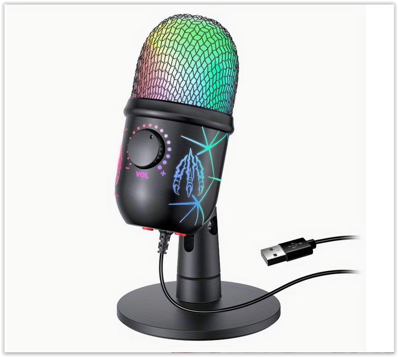 Microphone Gaming, Microphone d'ordinateur pour, Musique & Instruments, Enlèvement, Neuf, Micro studio