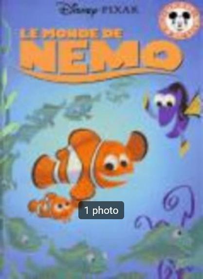 "Le monde de Nemo" Club du livre Mickey (2005), Garçon ou Fille, Enlèvement ou Envoi, Fiction général, Comme neuf