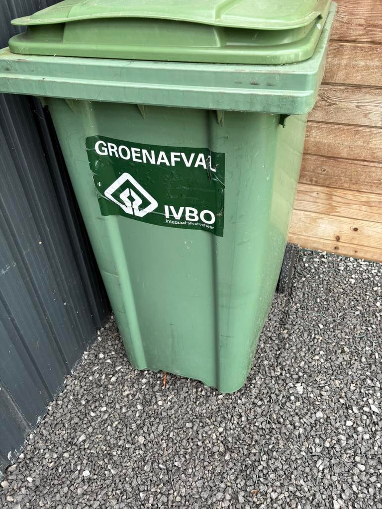 Groencontainer IVBO, Ophalen, Zo goed als nieuw
