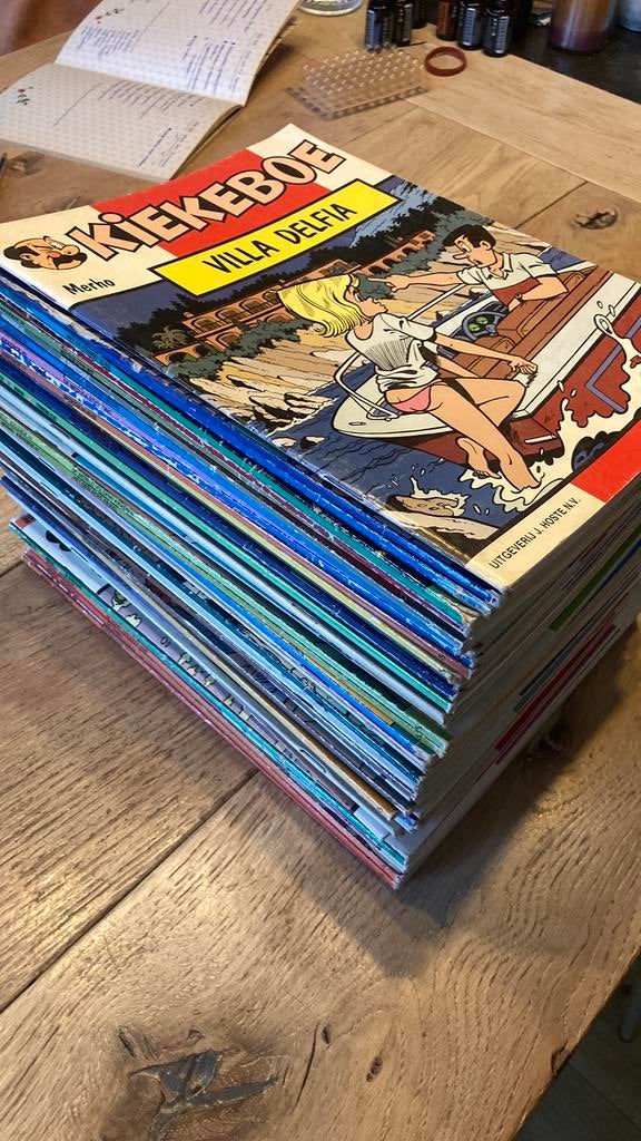 50 kiekeboe strips, Boeken, Stripverhalen, Meerdere stripboeken, Ophalen of Verzenden, Gelezen, Merho - kiekeboe