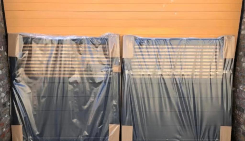 COMBIEPAKKET draaipoort aluminium SEBASTIEN met Somfy motor, Ophalen, Aluminium, Draaipoort