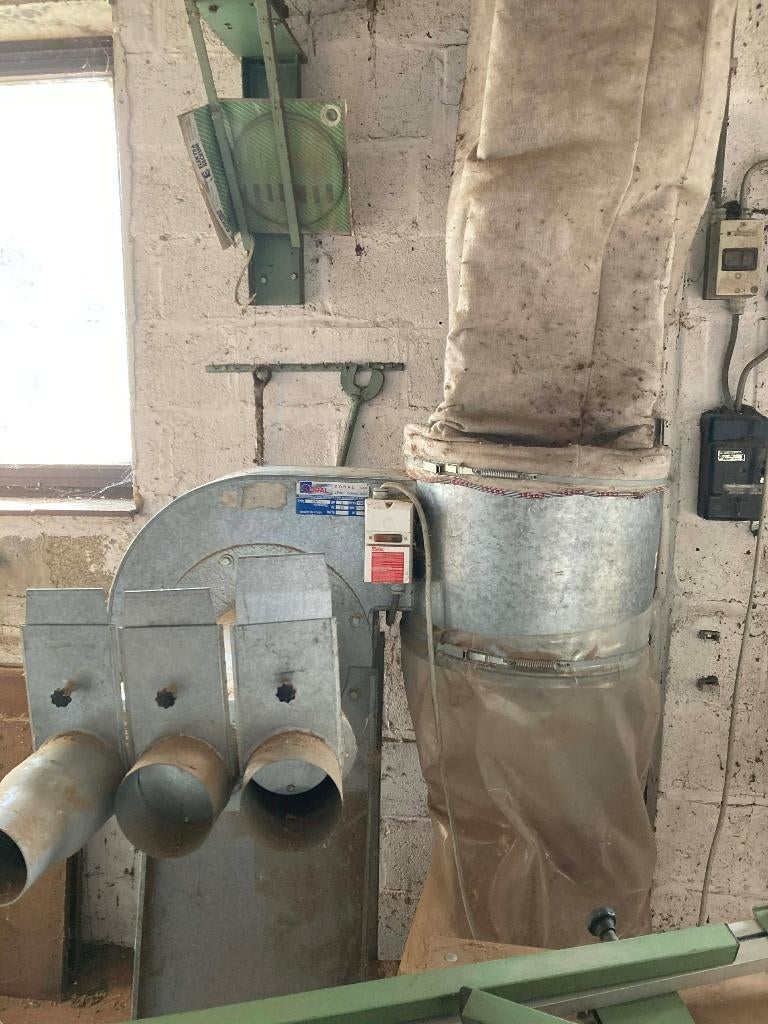 Aspirateur copeaux, Enlèvement