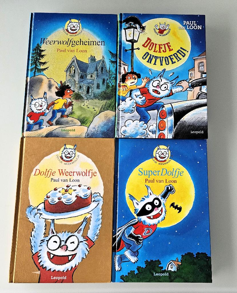4 kinderboeken : Dolfje Weerwolfje + 1 extra, Boeken, Kinderboeken | Jeugd | onder 10 jaar, Ophalen of Verzenden
