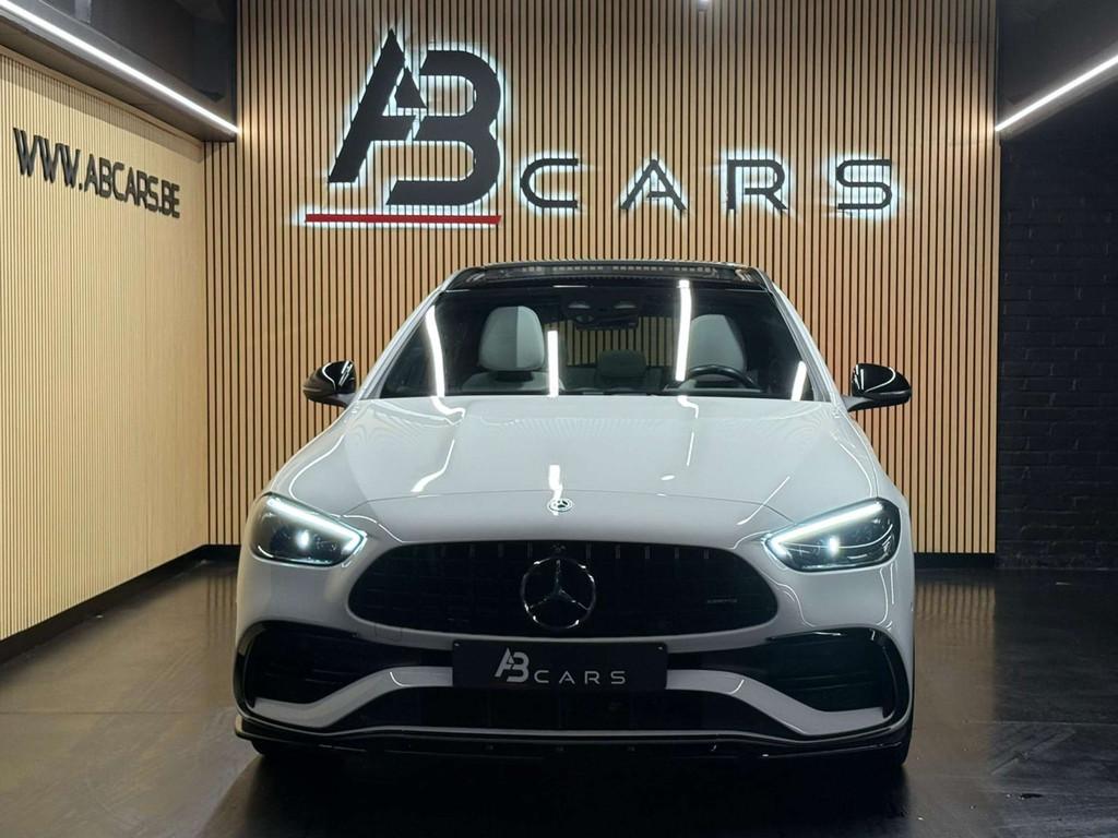 Mercedes-Benz C-Klasse 300 E * PHEV * PACK AMG - LOOK C43 *, Auto's, Mercedes-Benz, Automaat, Euro 6, 4 cilinders, Wit