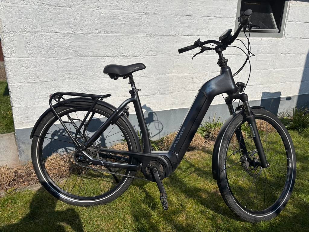 Elektrische Fiets Flyer, Ophalen, Gebruikt, 47 tot 51 cm, 50 km per accu of meer