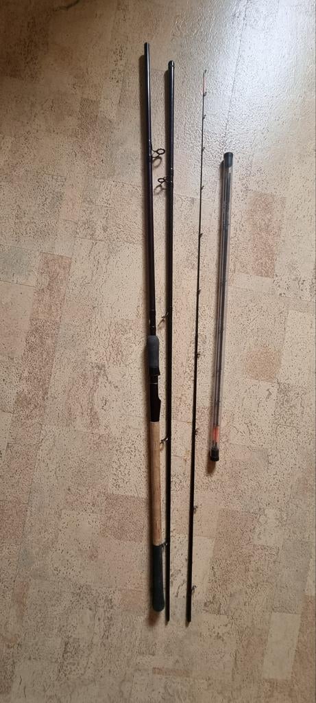 Shimano Ultegra heavy feeder 3.6m met alle tips en foudraal, Watersport en Boten, Hengelsport | Algemeen, Ophalen