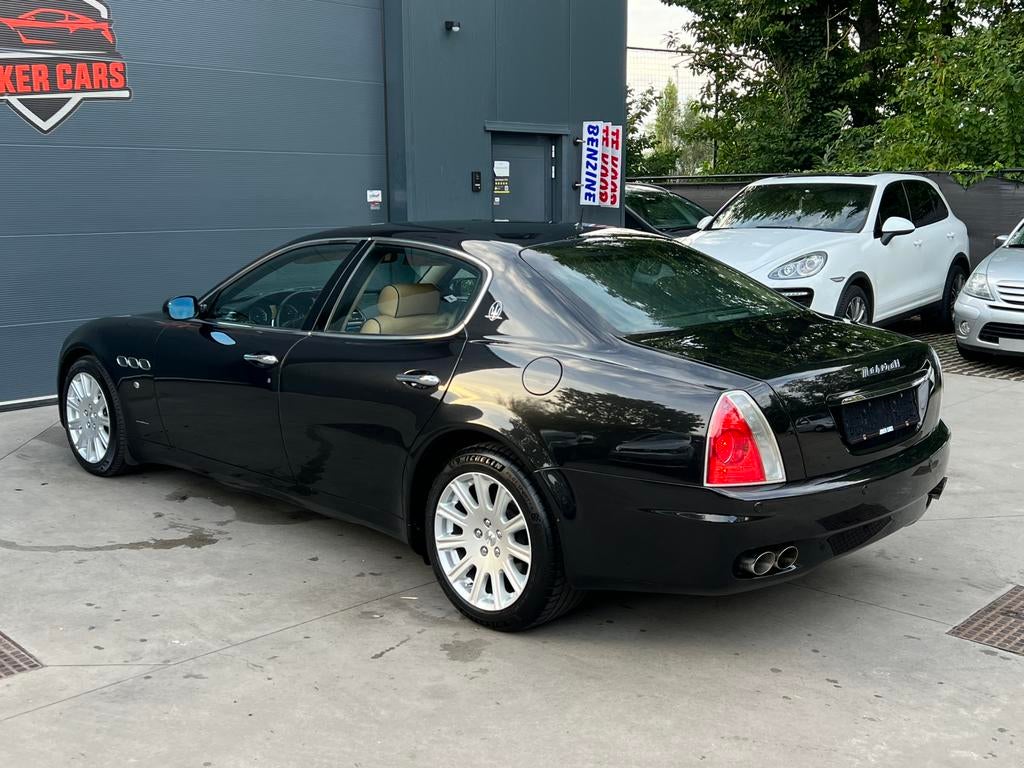 Maserati Quattroporte 4.2i V8 295kW 100% BELGIAN, Autos, Maserati, Cuir, Achat, Airbags, 4244 cm³