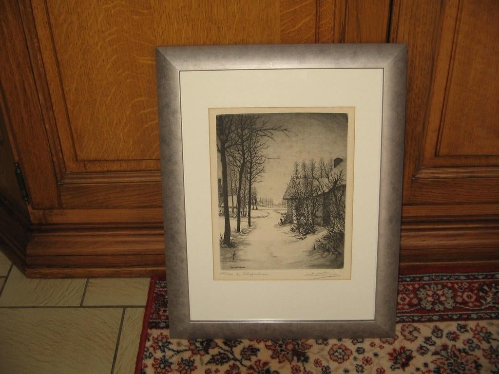 ets van schilder Emiel De Cooman, Enlèvement