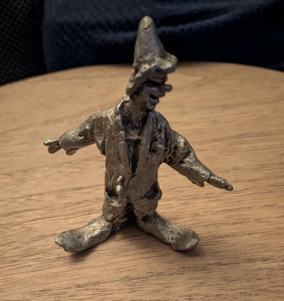 Le clown van Ernest Patris, Antiquités & Art, Statue, Homme, Moins de 20 cm, Enlèvement