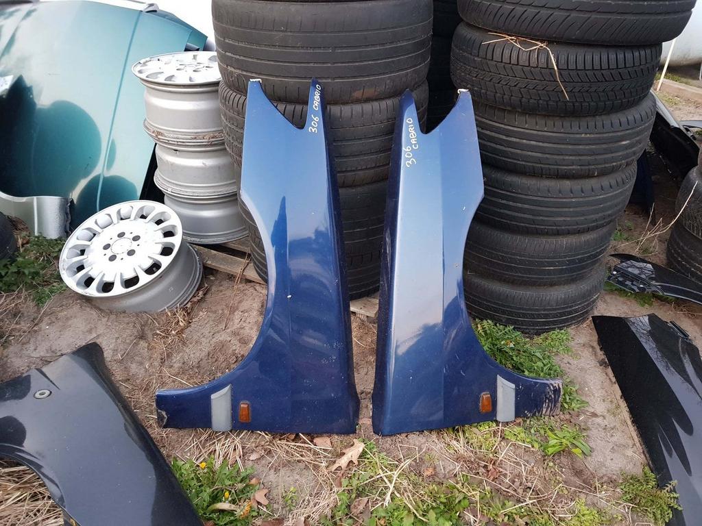 Peugeot 306 Cabriolet voorschermen bj 1995, Autos : Pièces & Accessoires, -, Garde-boue, Utilisé, -