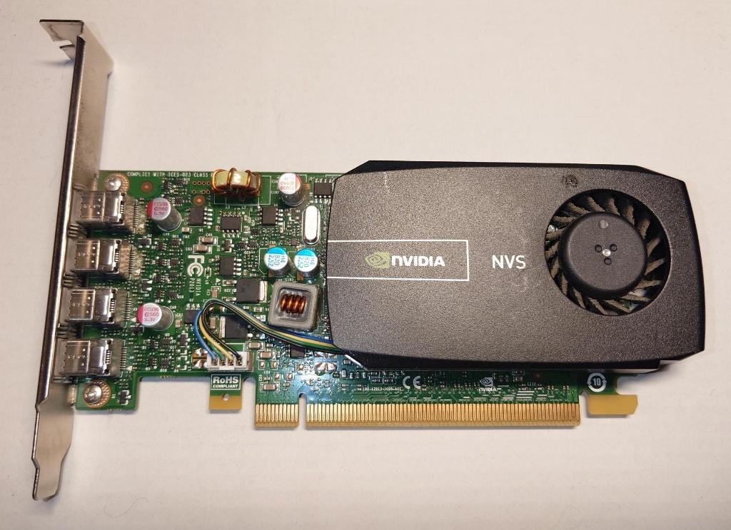 Dell 0G5Y6D nVidia Quadro NVS 510 2GB miniDP x4, Computers en Software, Videokaarten, PCI-Express 3, Verzenden, Refurbished, Nvidia