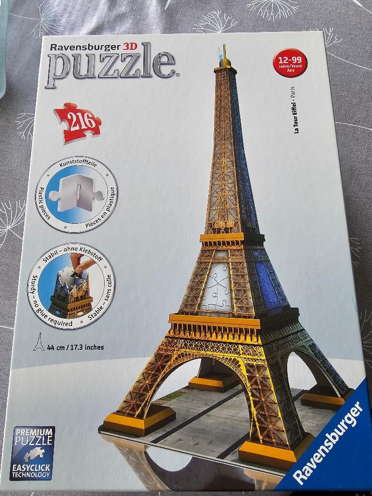 Eiffeltoren 3D puzzel Ravensburger, Enlèvement, Utilisé