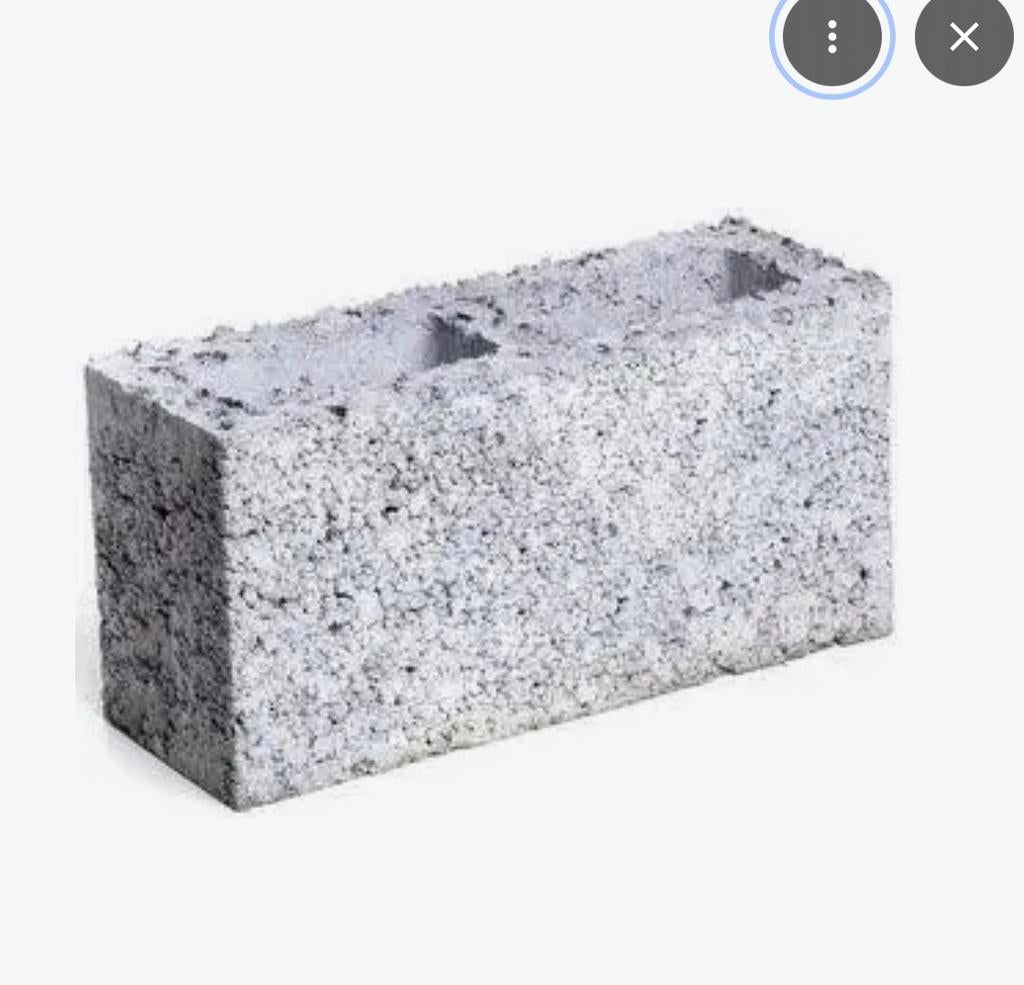 Blocs creux 39/19/14 cm, Bricolage & Construction, Enlèvement, Utilisé