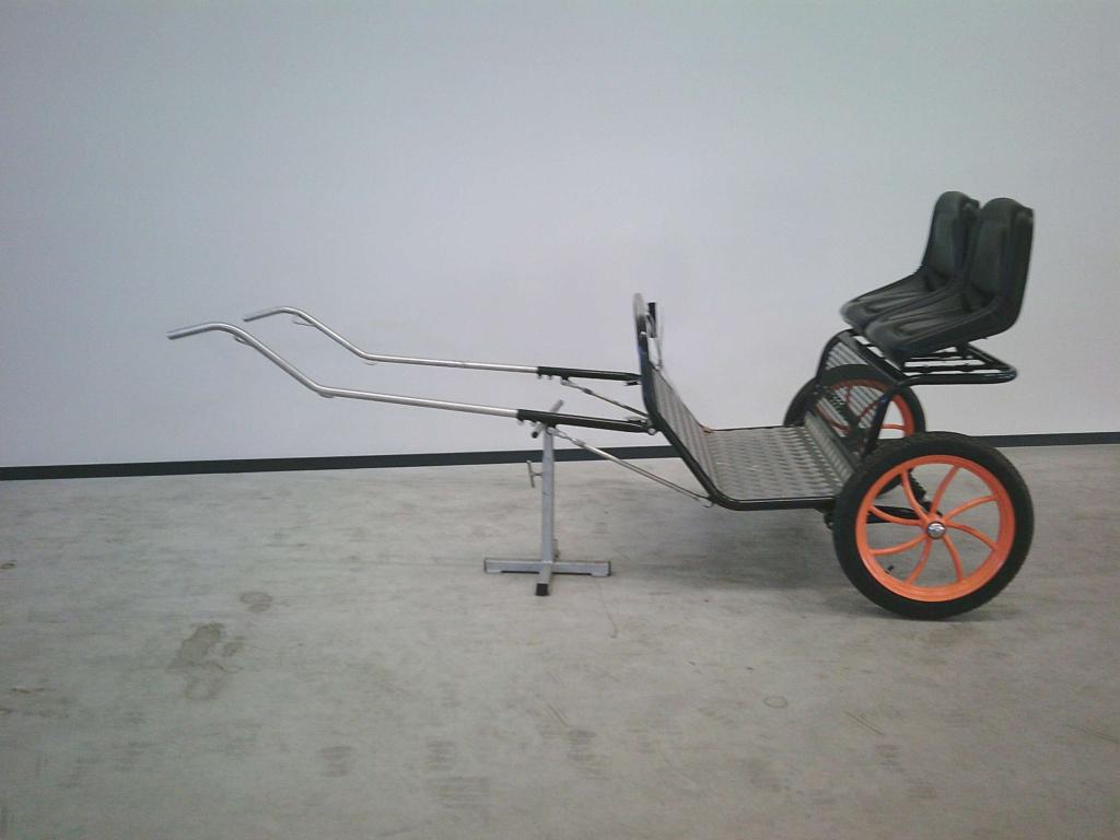 Pony Sulky. H.C.A. met 2 x zitting. 16 inch, Niet ingevuld, Pony, Niet ingevuld, Zo goed als nieuw