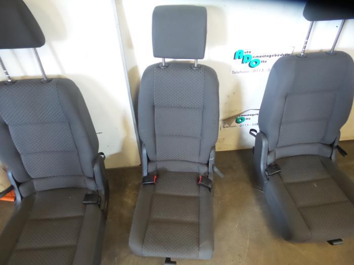 Siège arrière d'un Volkswagen Touran (Touran 03-), Volkswagen, -, 3 mois de garantie, Utilisé