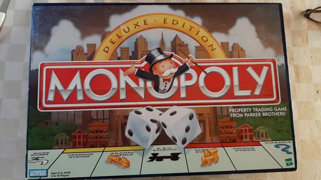 bordspel USA Monopoly Amerika Deluxe Monopolie fraai, Hobby en Vrije tijd, Gezelschapsspellen | Bordspellen, Zo goed als nieuw