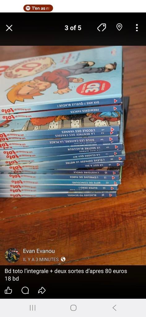 Les blagues de toto, Boeken