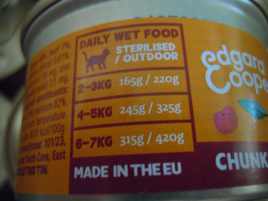 Natte kattenvoeding Edgar Cooper., Dieren en Toebehoren, Ophalen of Verzenden, Kat